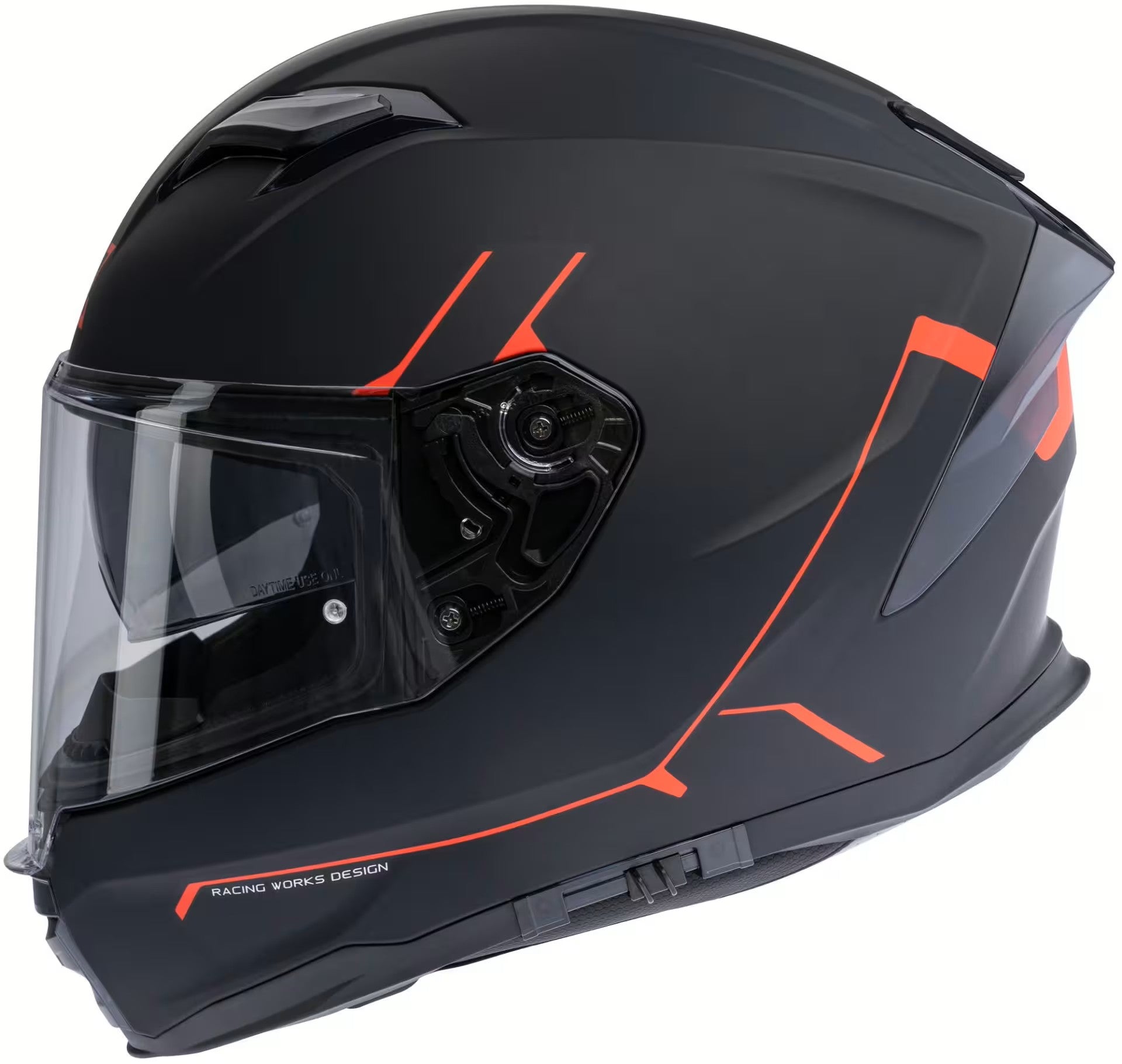 SPEC-X Helm STINGER Schwarz Matt Rot "SX-82.03/R2"