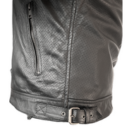 XLS Motorradjacke Lederjacke inkl. Thermoweste Gr. XL