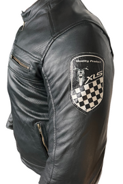 XLS Motorradjacke Lederjacke inkl. Thermoweste Gr. XL