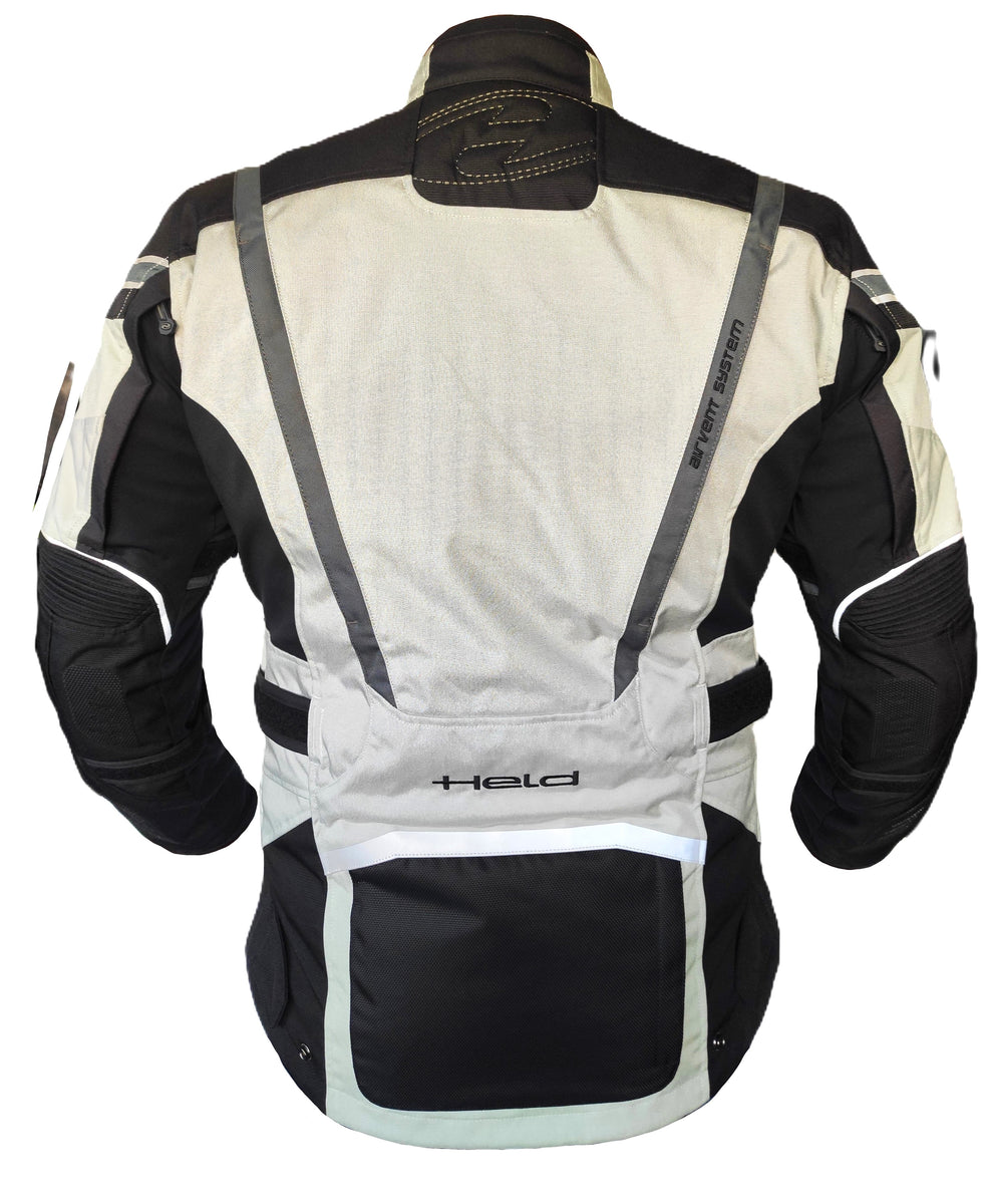 Held Hakuna II wasserdichte Jacke Grau Schwarz – biker-zone-com
