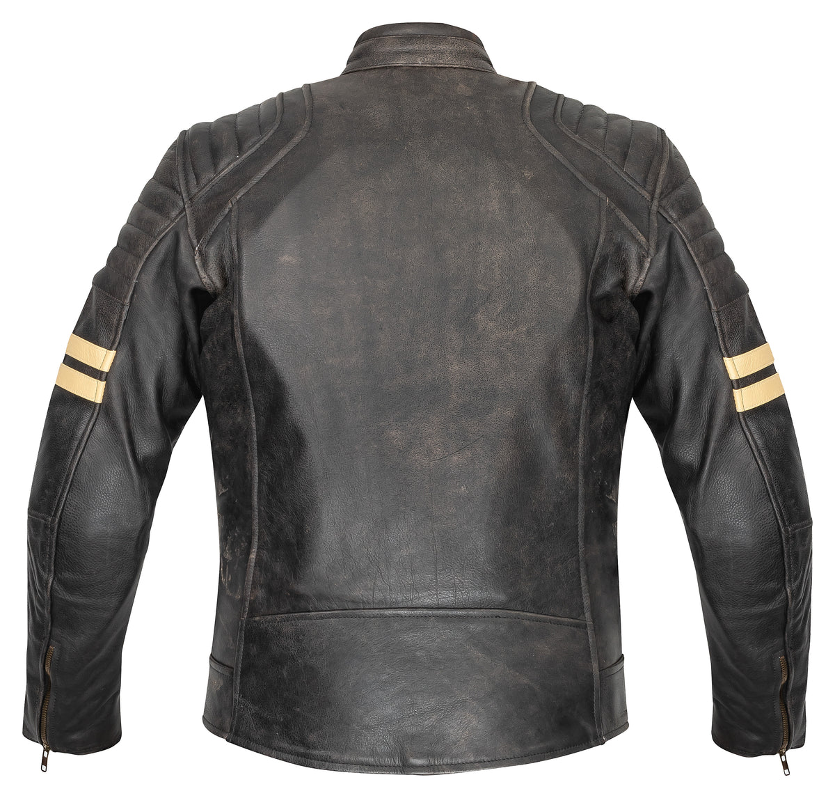 classic gear lederjacke Klassik Lederjacke hochwertige Chopper Motorradjacke Vintage Braun