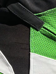 2.Wahl Lederkombi Einteiler XLS Kawa Grün / B-Wahre