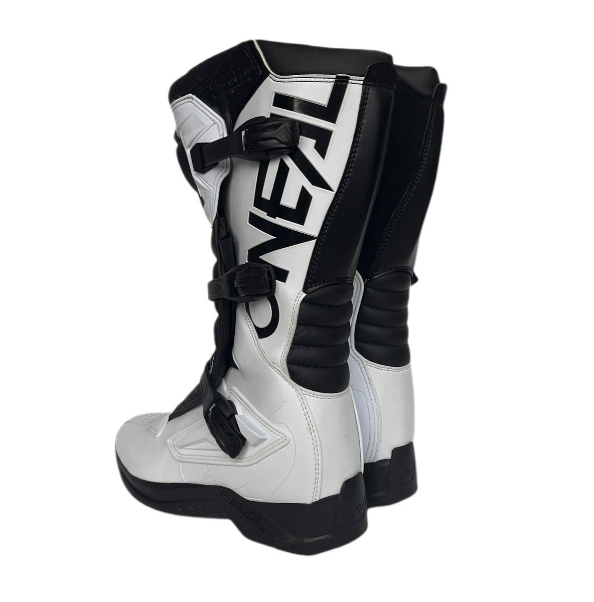O'Neal RSX Motorradstiefel Schwarz Weiß / Motocross Stiefel Boots ...