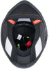 Schwarzer, matter SPEC-X Helm STINGER mit Neon-Gelb Akzenten, Integralhelm mit Visier für sicheren Schutz.