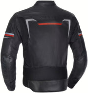 ARMR Lederjacke Raiden 3.0 Leder-Textil Schwarz Rot