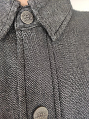 ROKKER Damen Motorradhemd Boston Rider Hemdjacke Grau