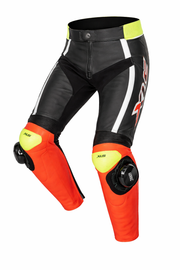 Women's Leather Pants STRIKER Motorcycle Pants Black