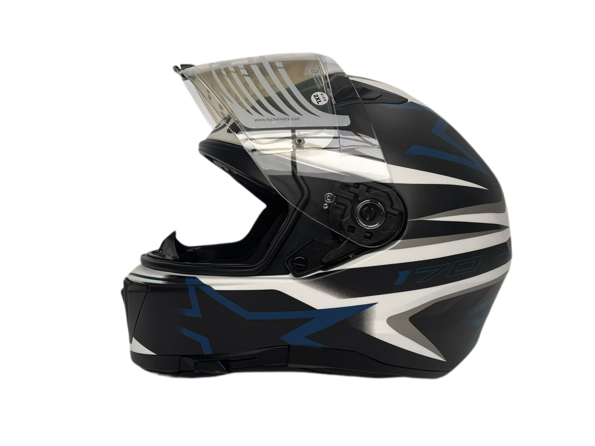 HJC I70 Motorradhelm – Grün/gelb, XL, Mit Pinlock-Vorbereitung & Kratzfestem Visier