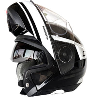 Schuberth C4 Pro Carbon Tempest White Klapphelm Weiß Gr. XS