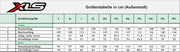 Grossentabelle-X-Drive-Textil