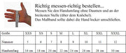 Segura Kano Motorradhandschuhe im Vintage Retro Stil, Ledermaterial, mit Manschetten und Knöchelprotektoren, detailreiche Verarbeitung