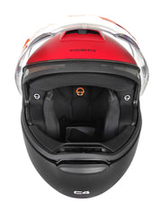 Schuberth C4 Spark Red Motorrad Klapphelm Rot Gr. XS