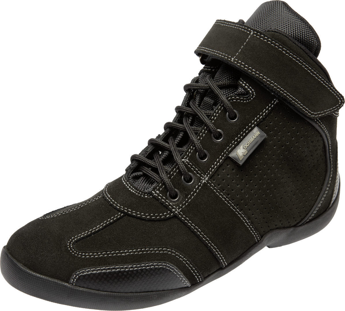Imola kurze Motorradschuhe Boots aus Leder mit Knöchelschutz
