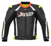XLS Motorradjacke Lederjacke NEON ARROW Gr. 52