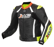 XLS Motorradjacke Lederjacke NEON ARROW Gr. 52