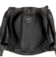 Klassik Lederjacke hochwertige Chopper Motorradjacke Vintage Braun