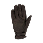 Segura Kano Motorradhandschuhe im Vintage Retro Stil, braune Lederhandschuhe mit Nähdetails und knöchel-Schutzelementen.