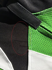 2.Wahl Lederkombi Einteiler XLS Kawa Grün / B-Wahre