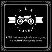 Herren Motorradjacke Vintage Braun aus Leder, Classic One von XLS Classic Line, mit robustem Design und klassischem Look.