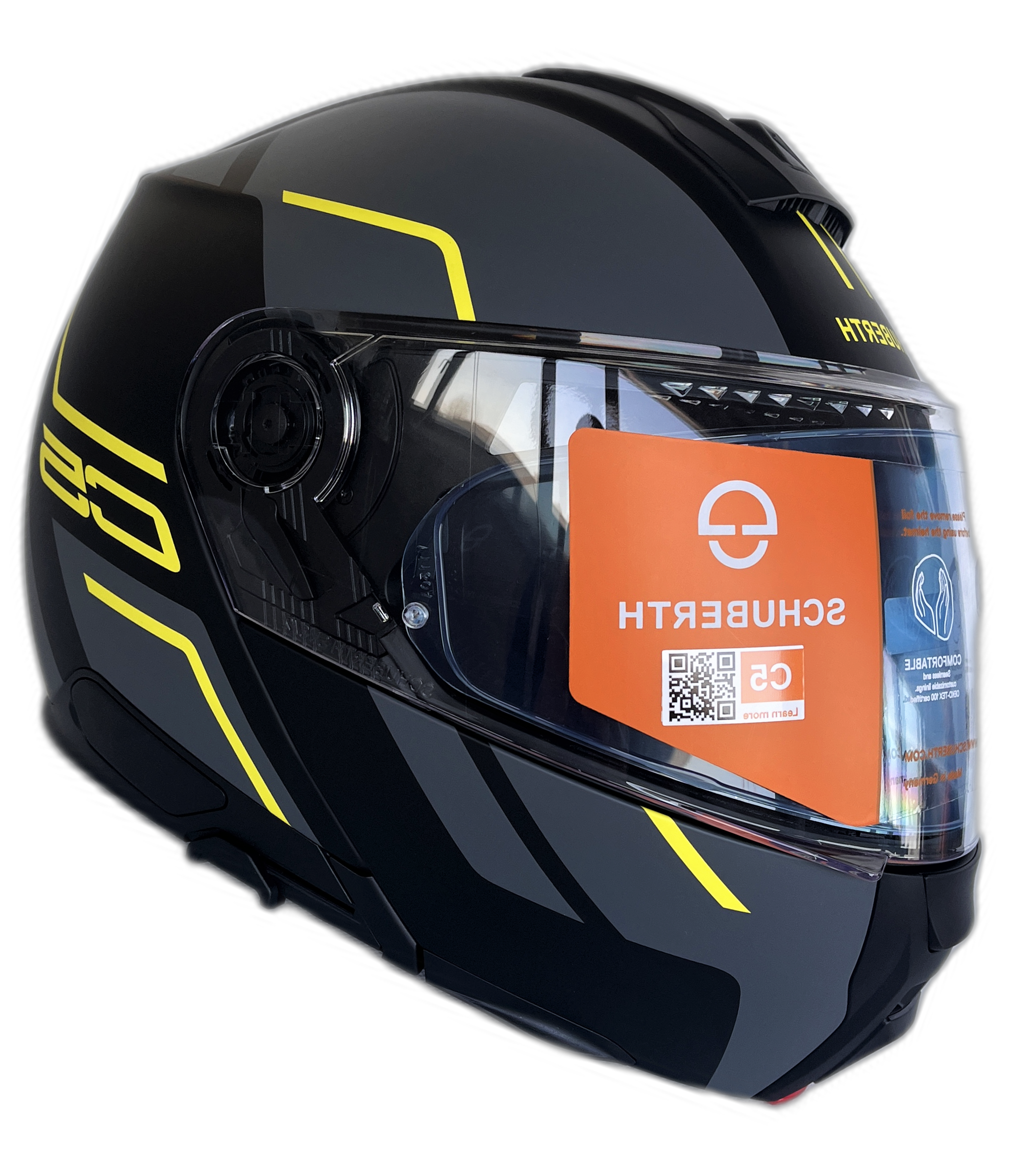 Schuberth C5 Motorrad Klapphelm Master Yellow