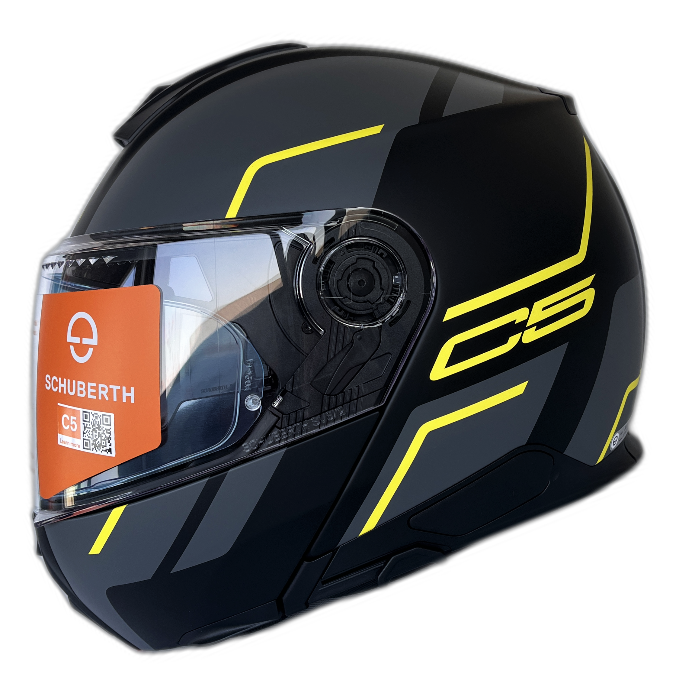 Schuberth C5 Motorrad Klapphelm Master Yellow